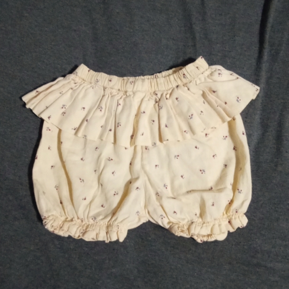 Konges Slojd Floral Ruffle Shorts 3t